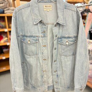 Madewell The Oversized Trucker Jean Jacket